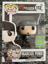 Gears of War Marcus Fenix 112 Black Lancer SDCC 2016 LE 1000 error sticker picture