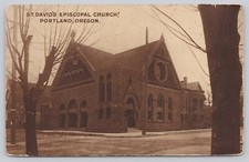 St. David's Episcopal Church, Portland OR Oregon 1910s Postcard unposted picture