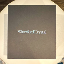Waterford Clear Cut Crystal Champagne Flutes Set of 2 6 oz Stemmed w/Box picture