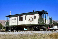 IDAHO NORTHERN & PACIFIC 046 @ HORSESHOE BEND,ID_AUG 20, 21 ORIGINAL TRAIN SLIDE picture