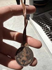 Vintage ULLR Ski PIN Talisman Nordic God Of Skiing Hunting Souvenir Switzerland picture