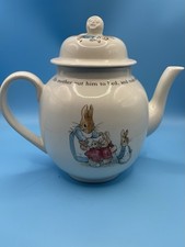 Wedgewood Beatrix Potter Peter Rabbit Teapot & Lid 1993 England picture