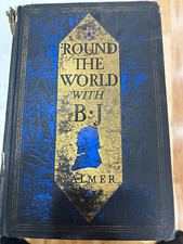 B. J. Palmer “Round the World with B. J.” 1926 1st Edition Davenport Iowa Atlas picture