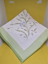 6 Vintage 100% Cotton Napkins Wallace International Made In Italy Unused No Box picture