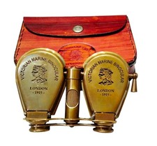 Victorian Antique Solid Brass Binoculars for Bird Watching, Opera Glasses Decor picture