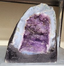 32.4 LB Amethyst Cathedral Crystal Geode Cluster picture