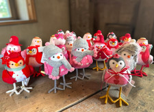 HUGE NWT Target Spritz “Season of Love” Valentine Decor Bird Bundle of 22 Birds picture