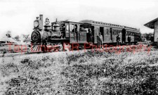 Wiscasset Waterville & Farmington 2 w/ train Albion ME circa 1902 NEW 5X8 PHOTO picture