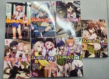 School-Live Manga Vol 1-8 English Set by Sadoru Chiba+Nitroplus OOP RARE picture