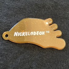 Vintage Nickelodeon Rubber Foot Keychain picture