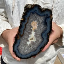 2200G Natural Beautiful Agate Geode Druzy Extra Gemstone specimen healing picture