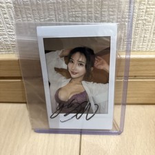 Karen Yuzuriha Auto Autographed Signed Cheki Photo Japan AV Idol JAV picture