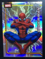 2026 Topps Chrome Marvel Comics STORM'S LIGHTNING Refractor #163 Spider-Man picture