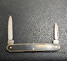 Robeson Vintage  2-Blade  Slipjoint Pen Knife Black picture