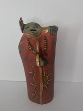 Judy Peele Comanche Artist Tribal People Figurine Lazart Limited Edition 3372 picture