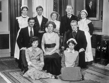 The Cast Of The British Drama Television Series Upstairs Downstairs 1974 PHOTO picture