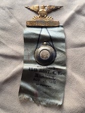 rare 1888 reunion badge for the 15th Regiment Connecticut Volunteer Infantry picture