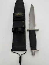 Vintage Gerber BMF Survival Knife Sawback w/ Original Cordura Sheath USA 044337 picture