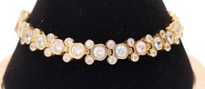 Disney Mickey Mouse 925, Gold Plated and CZ Tennis Bracelet, 7.5