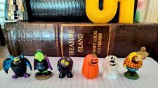 Vintage 1990's Miniature Halloween Bobblehead Nodder's Set Of 6 picture
