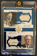 #02/75 Theodore Roosevelt Franklin D Roosevelt Dual Eternal Cut Letter 2026 picture