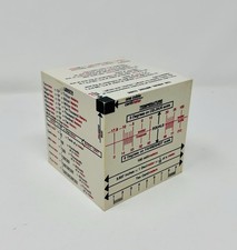 The Visual Metric Cube 4x4 Robert J Thomas 1975 Rare Metrology Display Weight picture