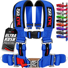 1Pc 50 Cal Blue 4 Point Harness 2