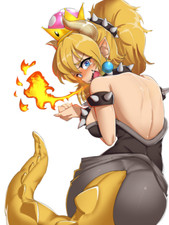 Bowsette Weatherproof Anime Sticker 6