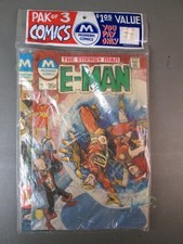 3 Modern Comic Books Sealed Energy E-Man 8 Kung Fu Yang 10 Fightin' Army 108 NR picture