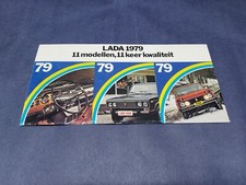 Vintage 1979 LADA  Modellen Keer Kwaliteit Car Auto Dealer Brochure picture