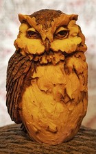 Owl Figurine Artefice Ottanta Miniature Mini Art  D. Esposito Italy picture