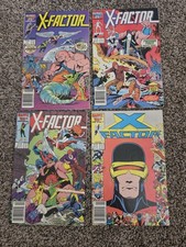 X-Factor #7 - #10 (Marvel 1986)  4 COPY LOT 2ND APOCALYPSE ALL NEWSSTAND picture