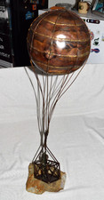 HOT AIR BALLOON BOY on STAND MID CENTURY MODERN SCULPTURE by BRIAN BIJAN (READ) picture