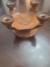 Vtg Cuendet Musical Candle Holder The Edelweiss Handmade Swiss Revolving picture