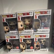 Funko Pop WWE Lot of 6 Chyna Otis Xavier Woods Triple H Cactus Jack Dude Love picture