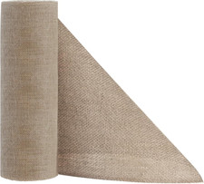 Natural Burlap Roll 12x30ft High Density Jute Fabric for DIY Craft and Weddin... picture