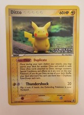 Ditto Pikachu Pokemon Ex Delta Species 63/113 Reverse Holo LP/NM STAMPED picture