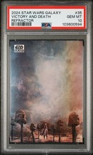 2024 Topps Chrome Star Wars Galaxy Victory And Death #35 PSA 10 picture