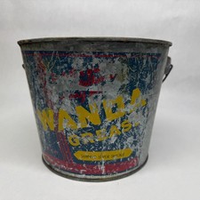 Vintage Wanda Grease Advertising Bucket by Cato Oil & Grease Company picture