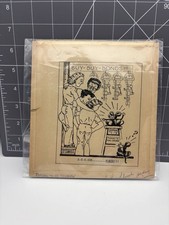 1945 Original Cartoon Art WWII War Bonds Buy Bonds Editorial Illustration picture