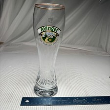 AYINGER .5L Gold Rim Swirl Base Beer Weizen 9.5