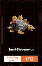 Blokees Transformers Defender Version 06 Mini Model Kit Snarl Stegosaurus  1/12 picture