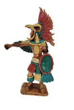 TEOTIHUACAN AZTEC EAGLE WARRIOR Statue  16