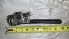 Antique Trimo 10” drop forged monkey wrench pat. 6/20/1916 USA rust free works picture