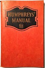 1936 Humphreys Homeopathic Medicine Medical Book Pocket Manual picture