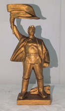 Vtg Antique USSR KIEV Monument STATUE Cast Soviet Union 7.5 In picture
