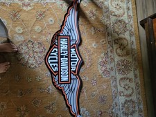 Vintage 2005 Harley Davison’s wall decal 18” x 62” Harley motorcycle wings decal picture