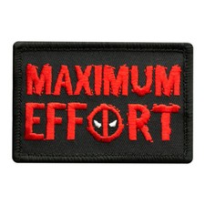 Maximum Effort Deadpool Tactical Hook Patch (3.0 X 2.0 MXE4) picture