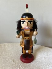 Rare Nutcracker erzgebirgische volkskunst christian ulbricht Indian AS IS picture