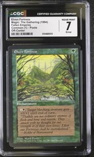 Elven Fortress CGC 7 Error Magic the Gathering 1994 Fallen Empires Off-Center picture